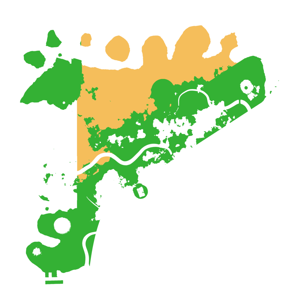 Biome Rust Map: Procedural Map, Size: 3500, Seed: 788333443