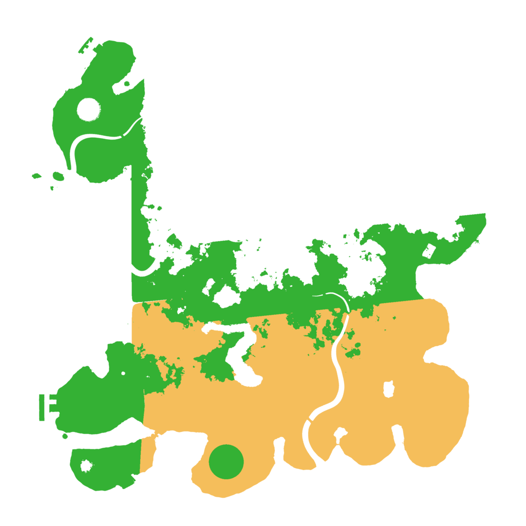 Biome Rust Map: Procedural Map, Size: 4000, Seed: 79843323