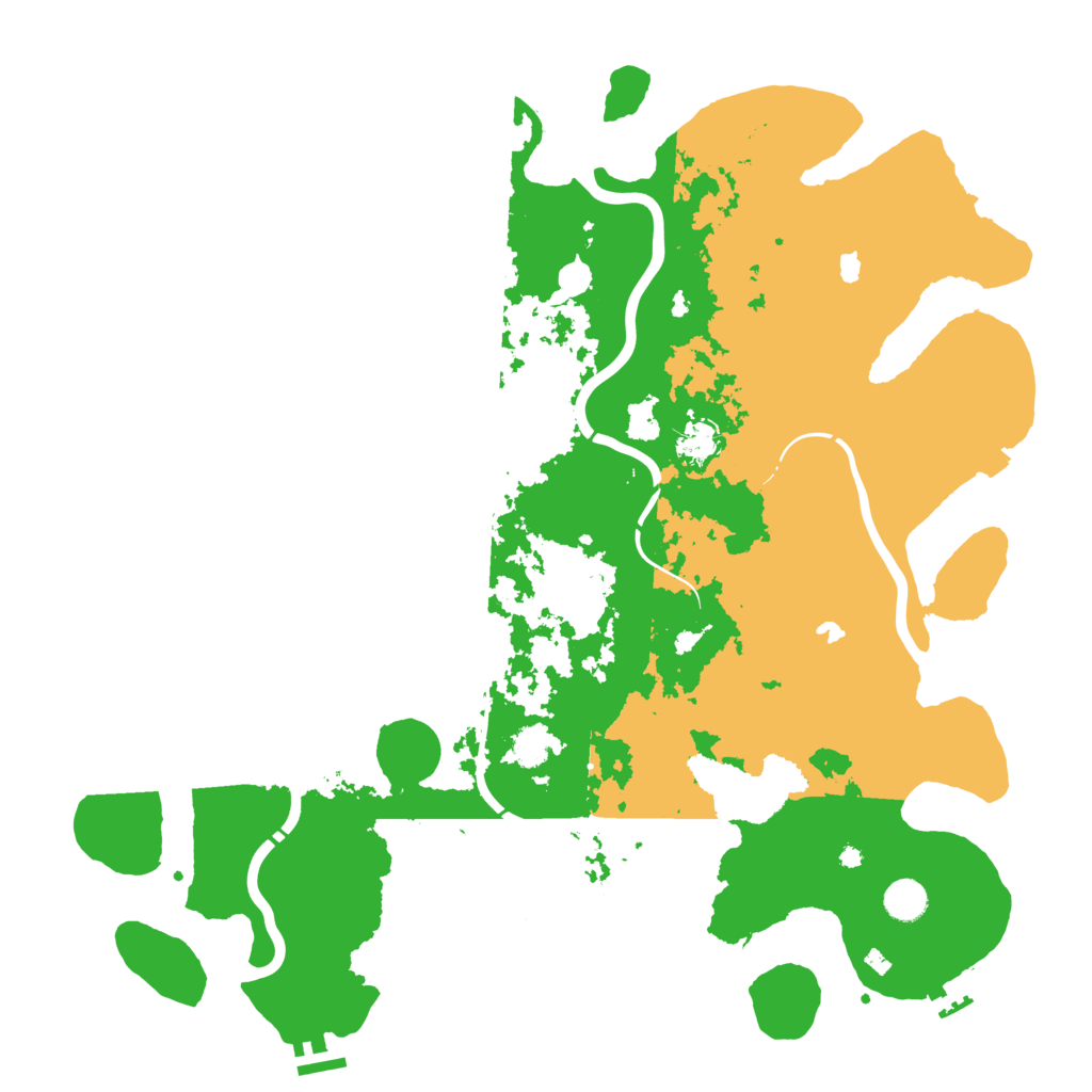 Biome Rust Map: Procedural Map, Size: 4500, Seed: 372628486