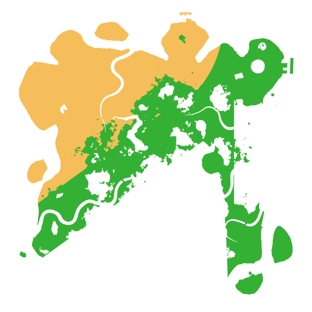 Biome Rust Map: Procedural Map, Size: 4000, Seed: 694201234