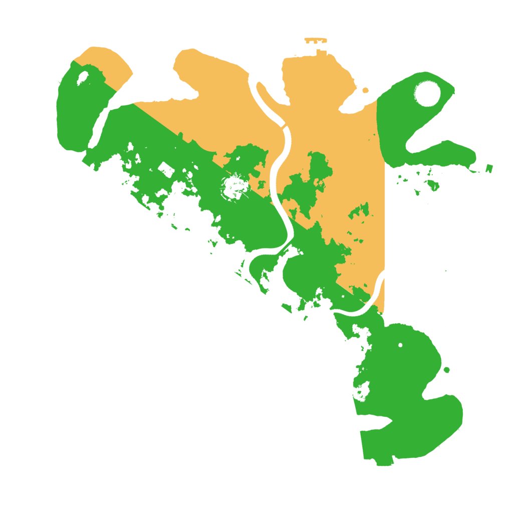 Biome Rust Map: Procedural Map, Size: 3500, Seed: 364497438