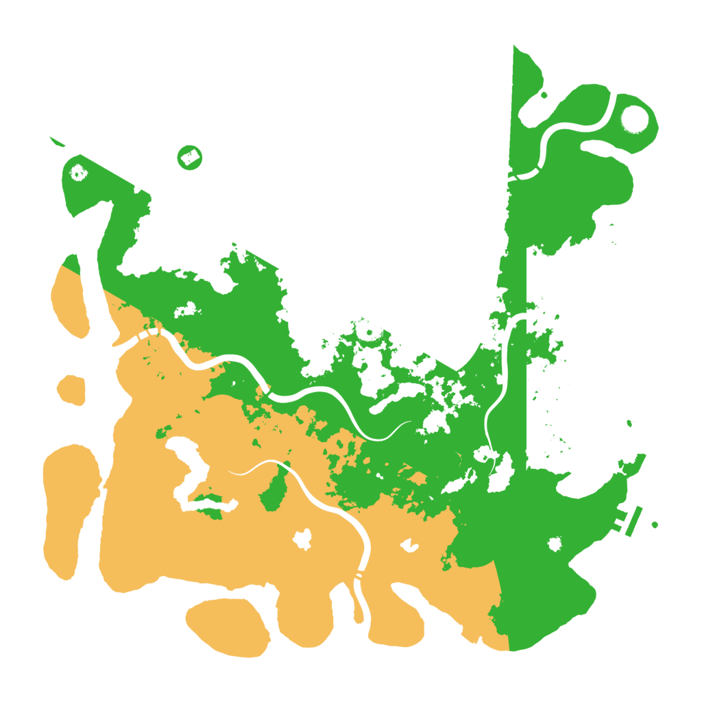 Biome Rust Map: Procedural Map, Size: 4500, Seed: 368606776
