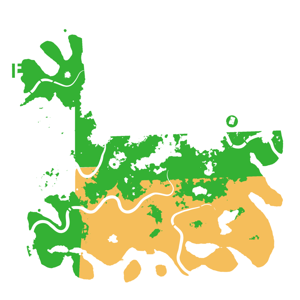 Biome Rust Map: Procedural Map, Size: 4250, Seed: 593443615