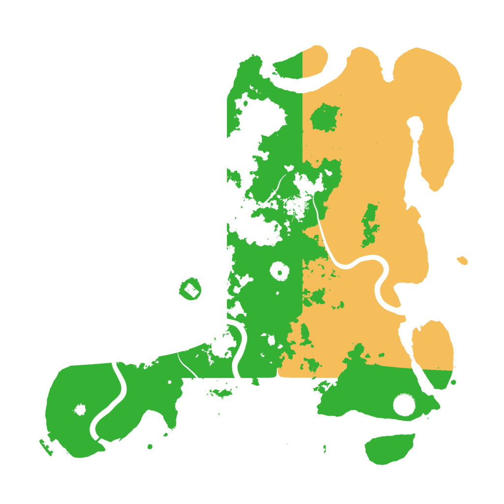 Biome Rust Map: Procedural Map, Size: 3999, Seed: 771672884