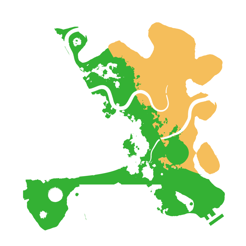 Biome Rust Map: Procedural Map, Size: 3000, Seed: 1827005574