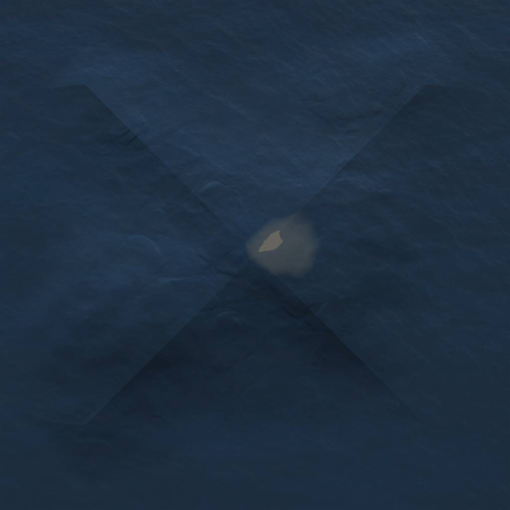 Rust Map: Procedural Map, Size: 1000, Seed: 205076050, 1 Monuments