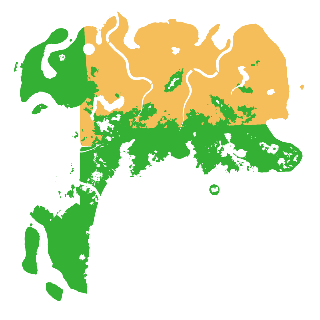 Biome Rust Map: Procedural Map, Size: 5000, Seed: 1679823324