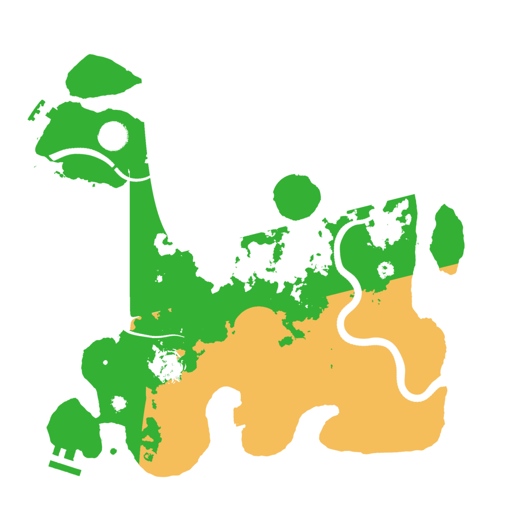 Biome Rust Map: Procedural Map, Size: 3207, Seed: 1