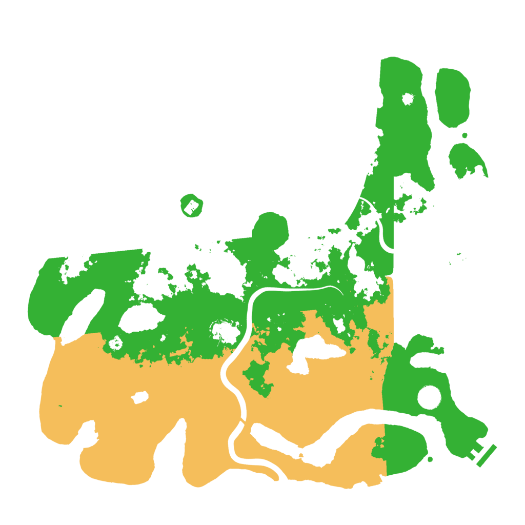 Biome Rust Map: Procedural Map, Size: 4000, Seed: 2105057242