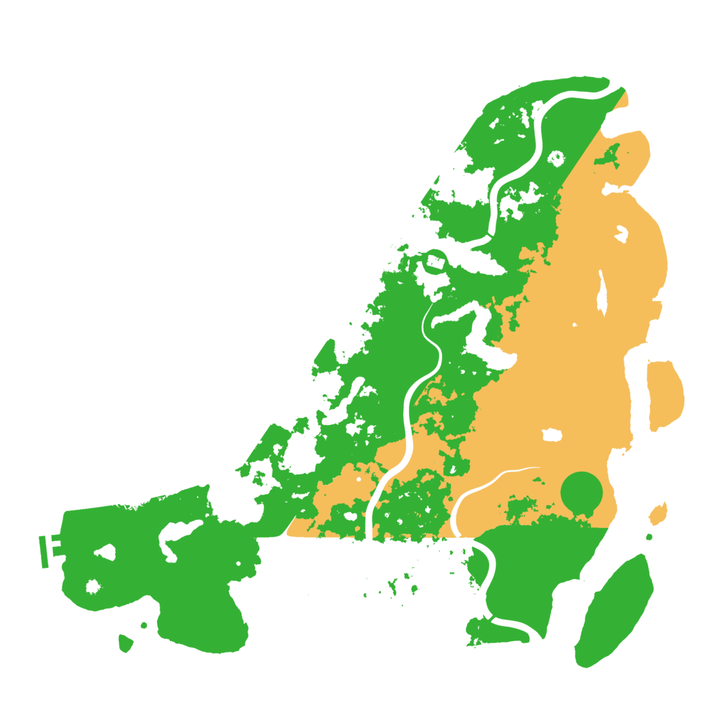 Biome Rust Map: Procedural Map, Size: 4500, Seed: 1051277038