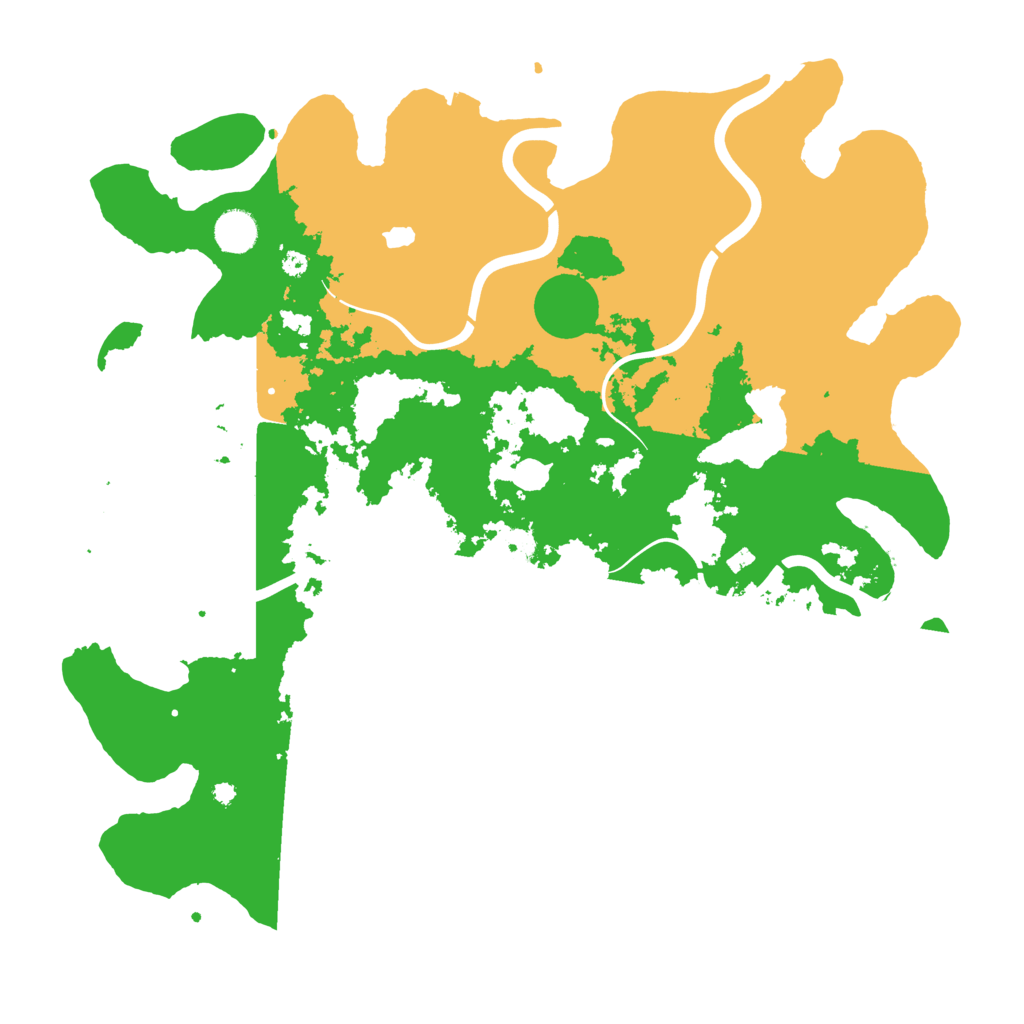 Biome Rust Map: Procedural Map, Size: 4200, Seed: 8043