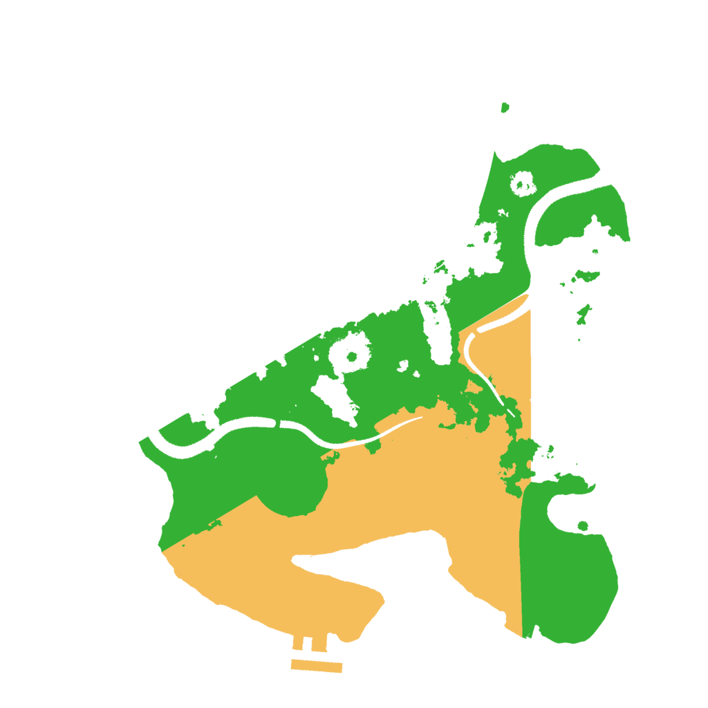 Biome Rust Map: Procedural Map, Size: 2800, Seed: 1347467828