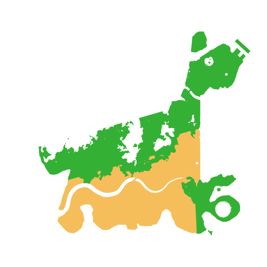 Biome Rust Map: Procedural Map, Size: 3000, Seed: 1160501531