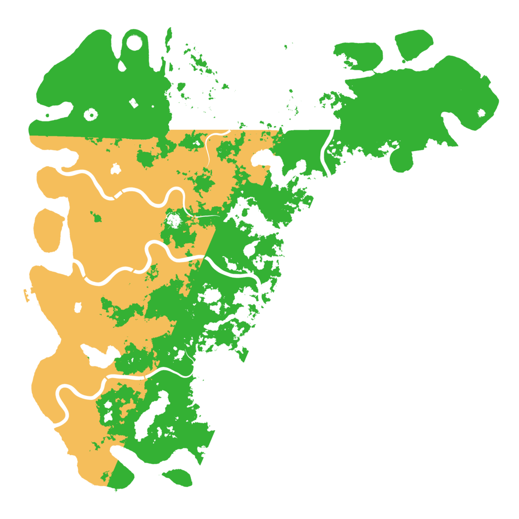 Biome Rust Map: Procedural Map, Size: 6000, Seed: 98765432