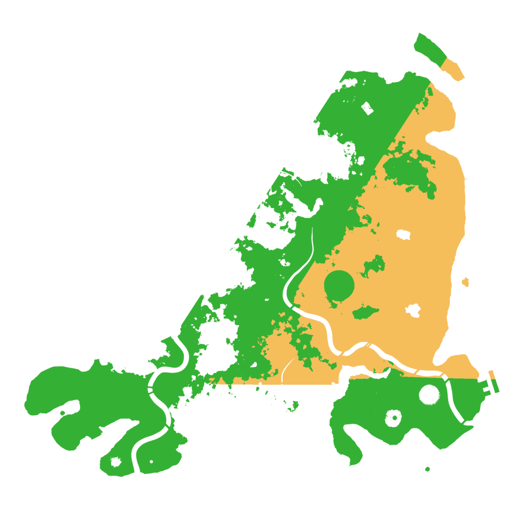 Biome Rust Map: Procedural Map, Size: 4500, Seed: 8137418