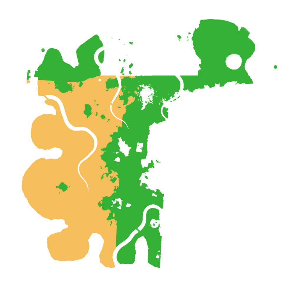 Biome Rust Map: Procedural Map, Size: 3400, Seed: 204329083