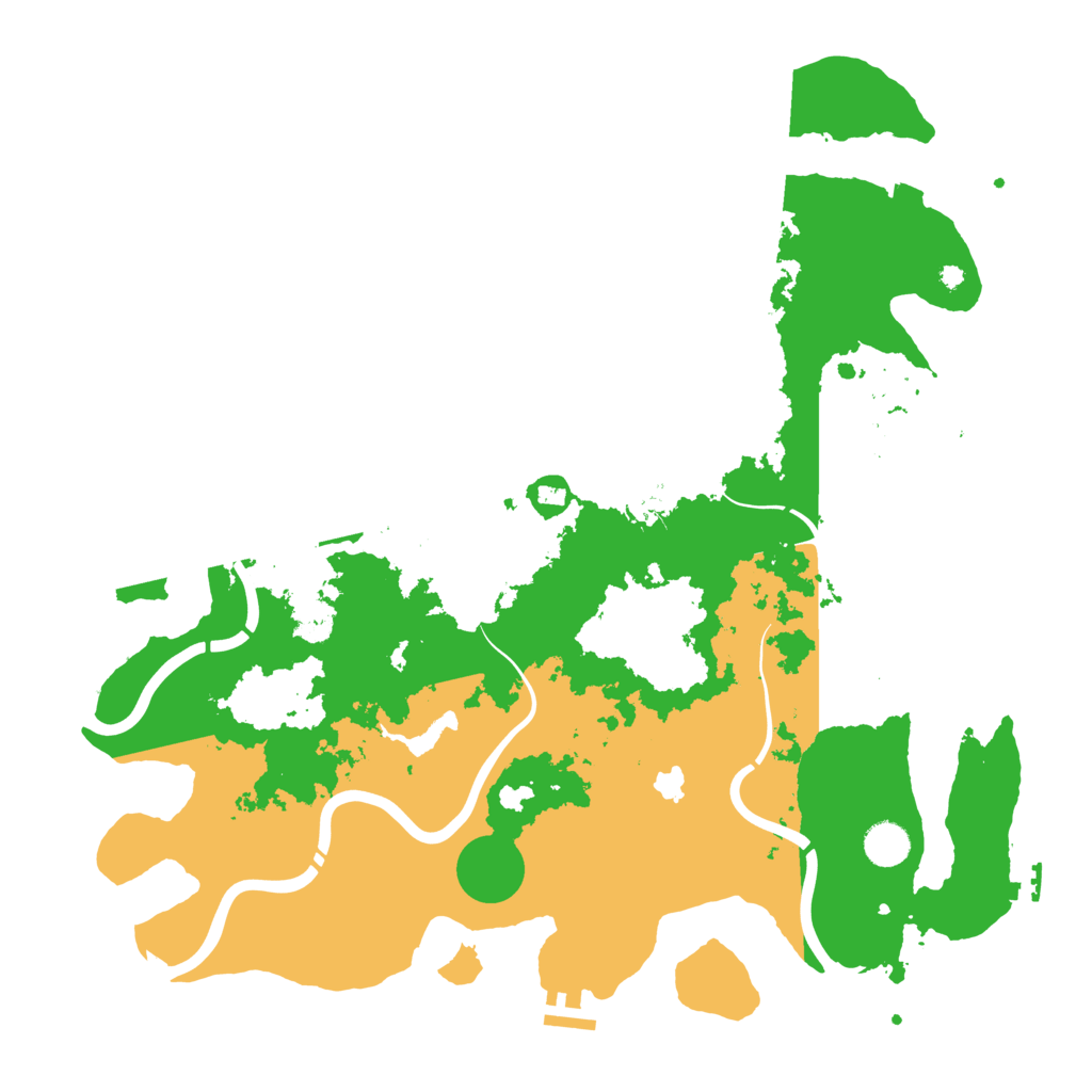 Biome Rust Map: Procedural Map, Size: 4250, Seed: 10061978
