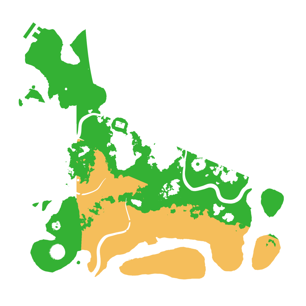 Biome Rust Map: Procedural Map, Size: 3500, Seed: 990901