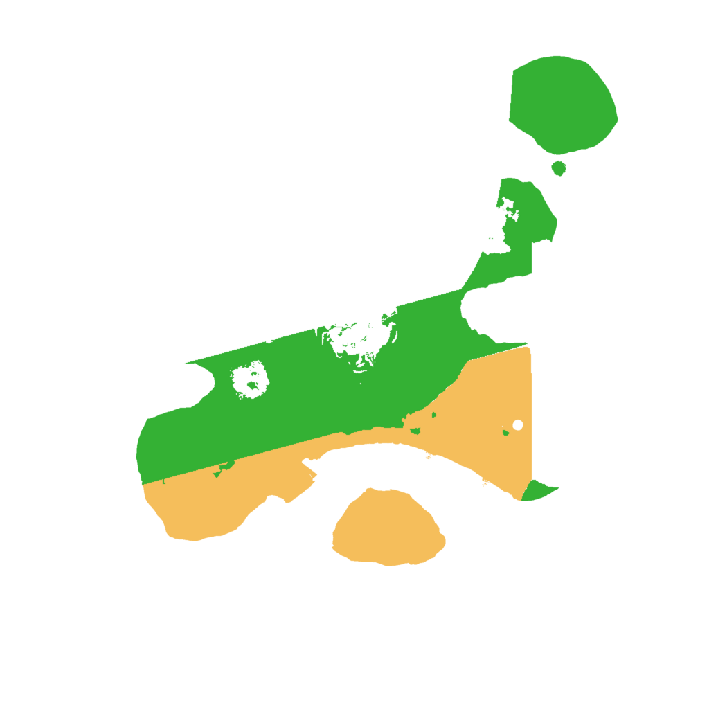 Biome Rust Map: Procedural Map, Size: 2000, Seed: 20250930