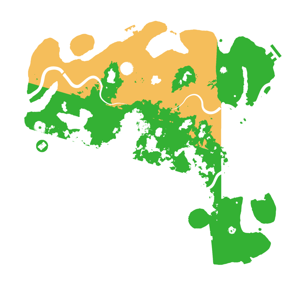 Biome Rust Map: Procedural Map, Size: 4000, Seed: 547839325