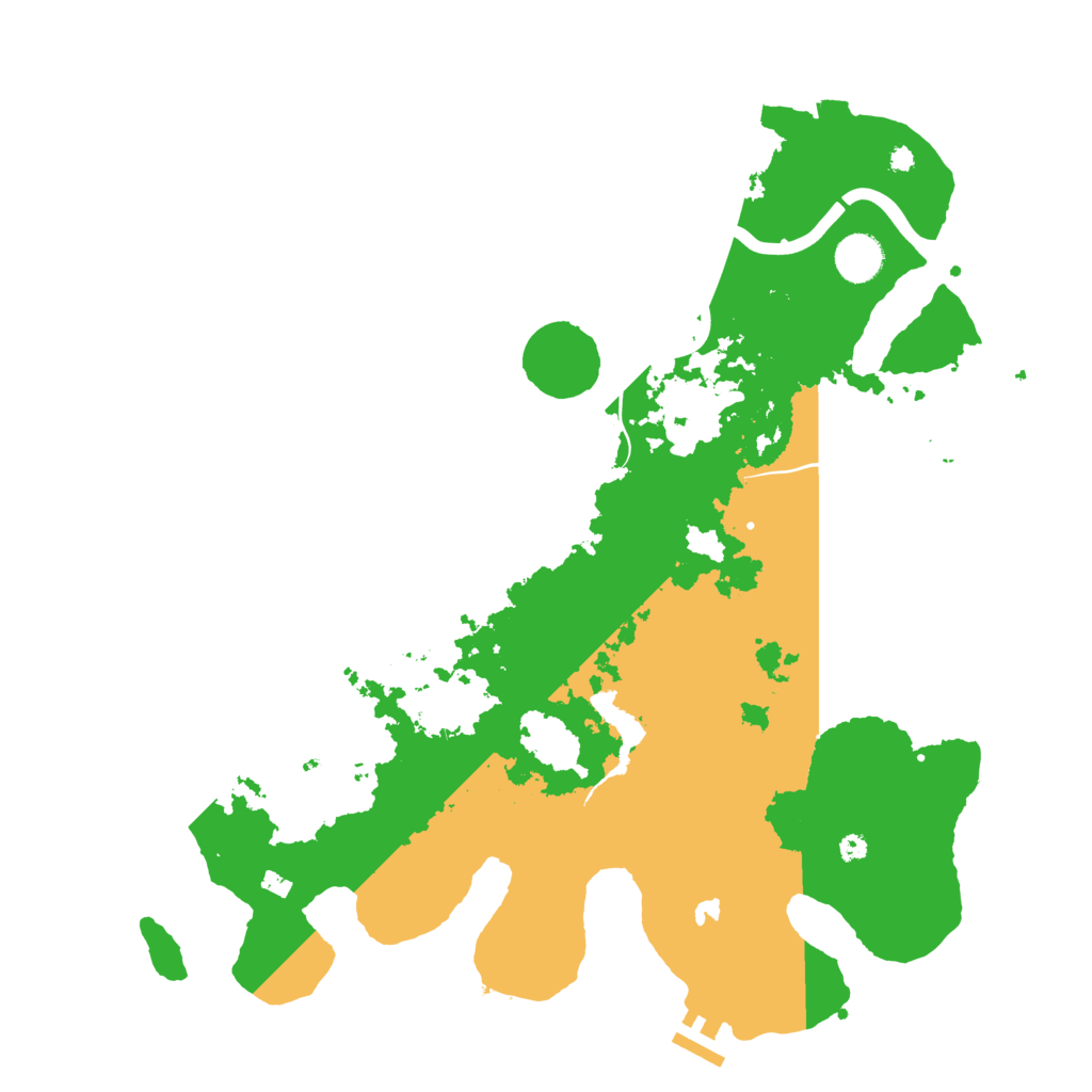 Biome Rust Map: Procedural Map, Size: 4000, Seed: 651515713