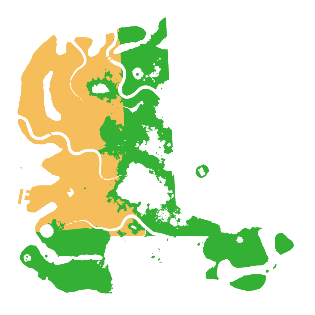 Biome Rust Map: Procedural Map, Size: 4250, Seed: 59054551
