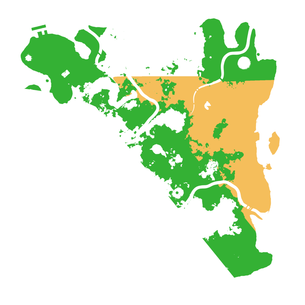Biome Rust Map: Procedural Map, Size: 4250, Seed: 443901107