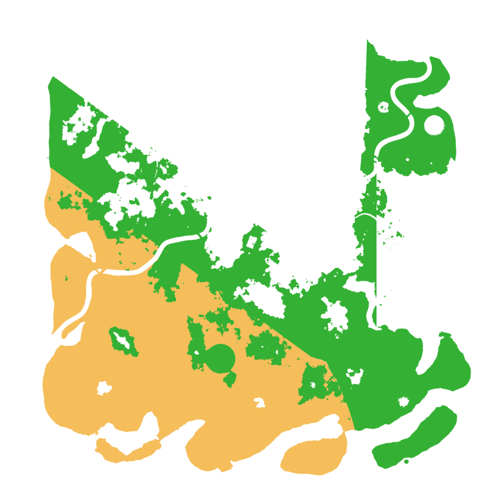 Biome Rust Map: Procedural Map, Size: 4500, Seed: 780916127