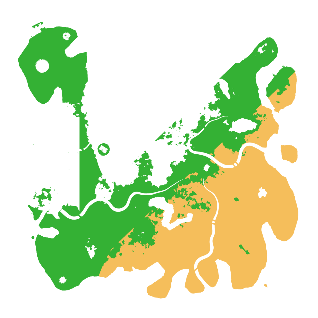 Biome Rust Map: Procedural Map, Size: 4250, Seed: 2077544259