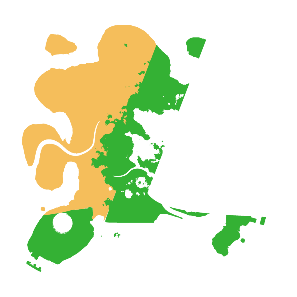 Biome Rust Map: Procedural Map, Size: 2700, Seed: 287123
