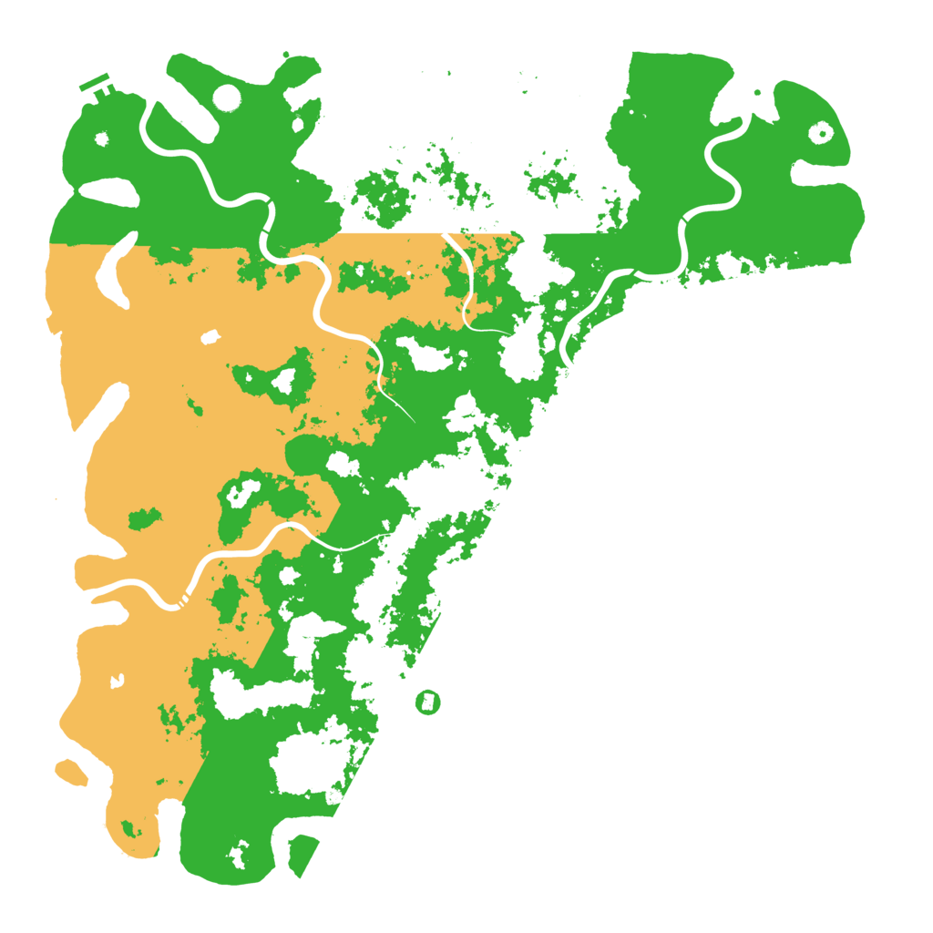 Biome Rust Map: Procedural Map, Size: 6000, Seed: 26011972