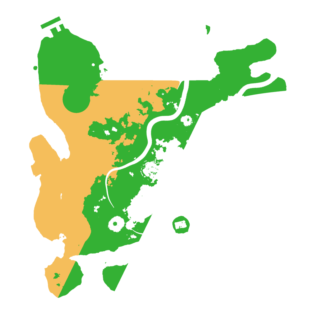 Biome Rust Map: Procedural Map, Size: 3100, Seed: 10