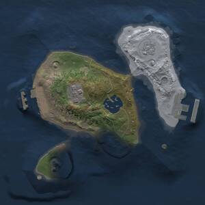 Thumbnail Rust Map: Procedural Map, Size: 1750, Seed: 154998077, 6 Monuments