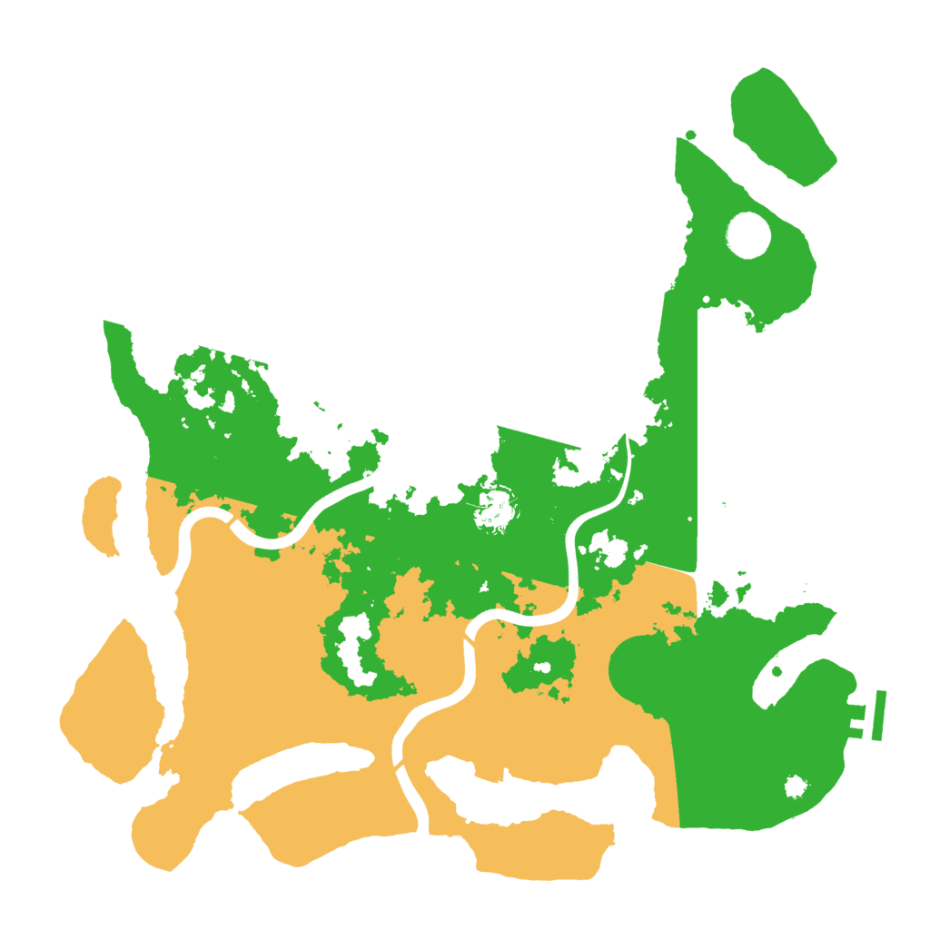 Biome Rust Map: Procedural Map, Size: 3750, Seed: 2360186