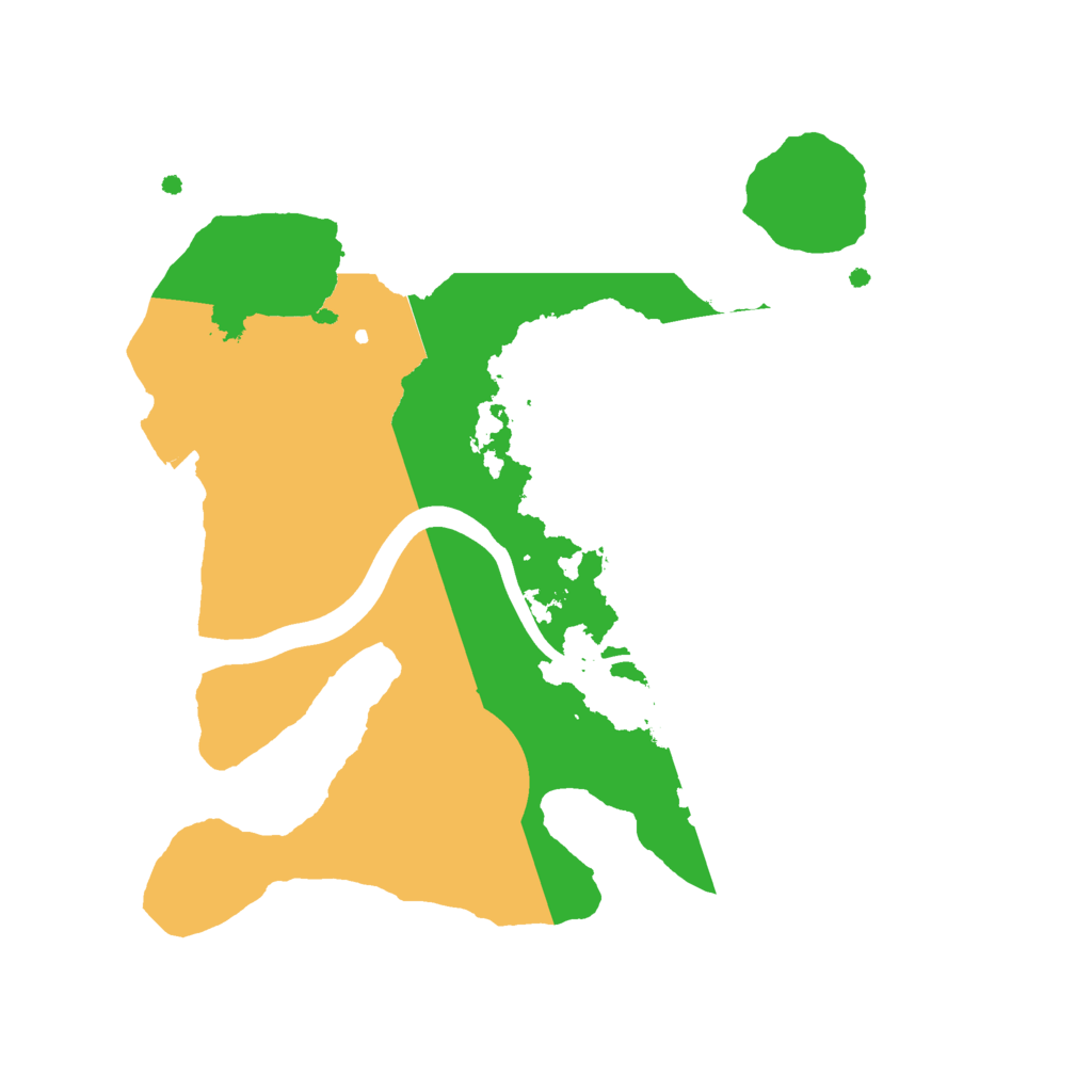 Biome Rust Map: Procedural Map, Size: 2200, Seed: 94393316