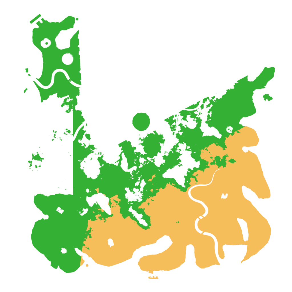 Biome Rust Map: Procedural Map, Size: 4500, Seed: 237436938