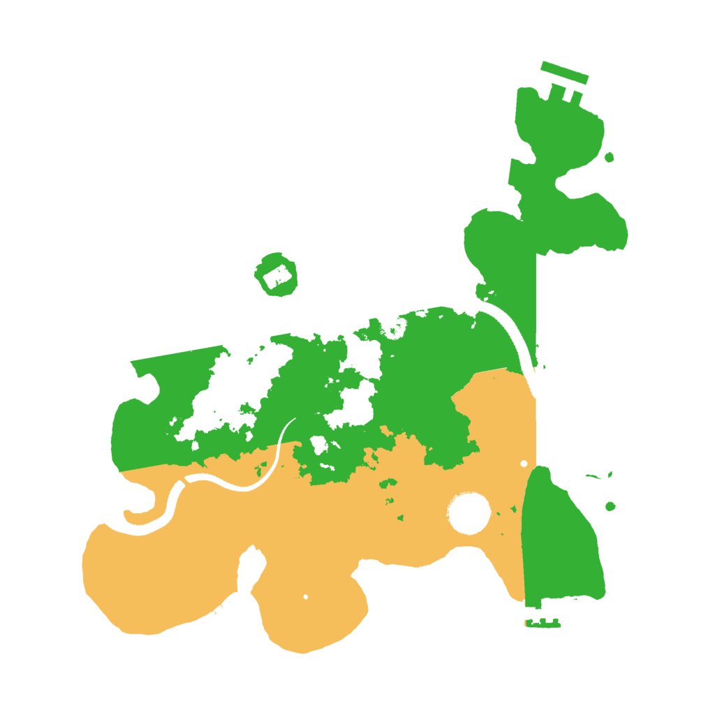 Biome Rust Map: Procedural Map, Size: 3000, Seed: 25716