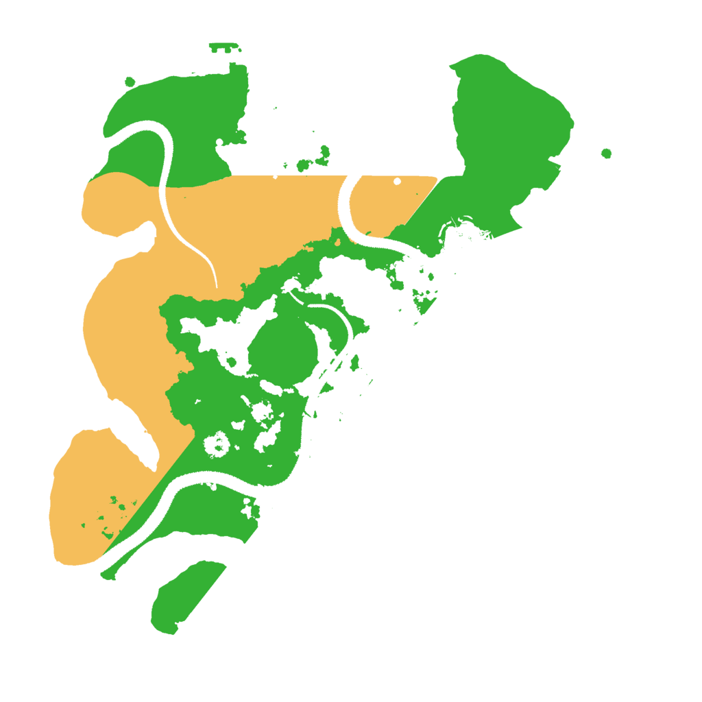 Biome Rust Map: Procedural Map, Size: 2800, Seed: 12456