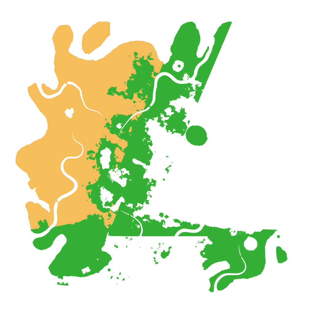 Biome Rust Map: Procedural Map, Size: 4200, Seed: 2525