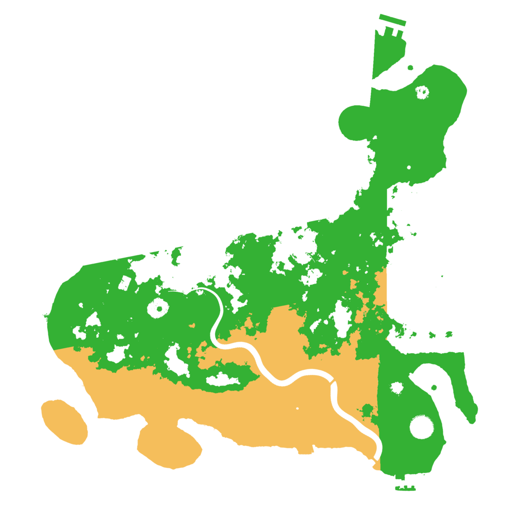 Biome Rust Map: Procedural Map, Size: 3850, Seed: 1456893184