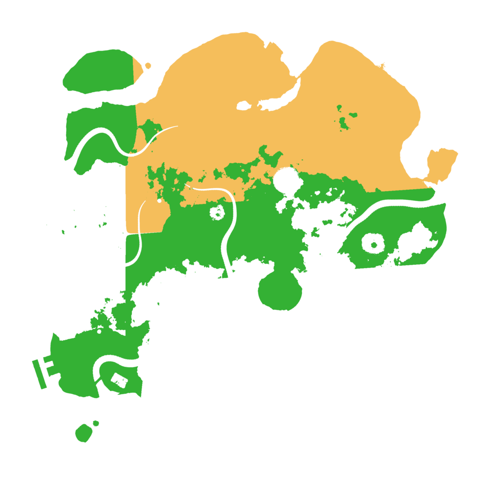 Biome Rust Map: Procedural Map, Size: 3400, Seed: 82415557