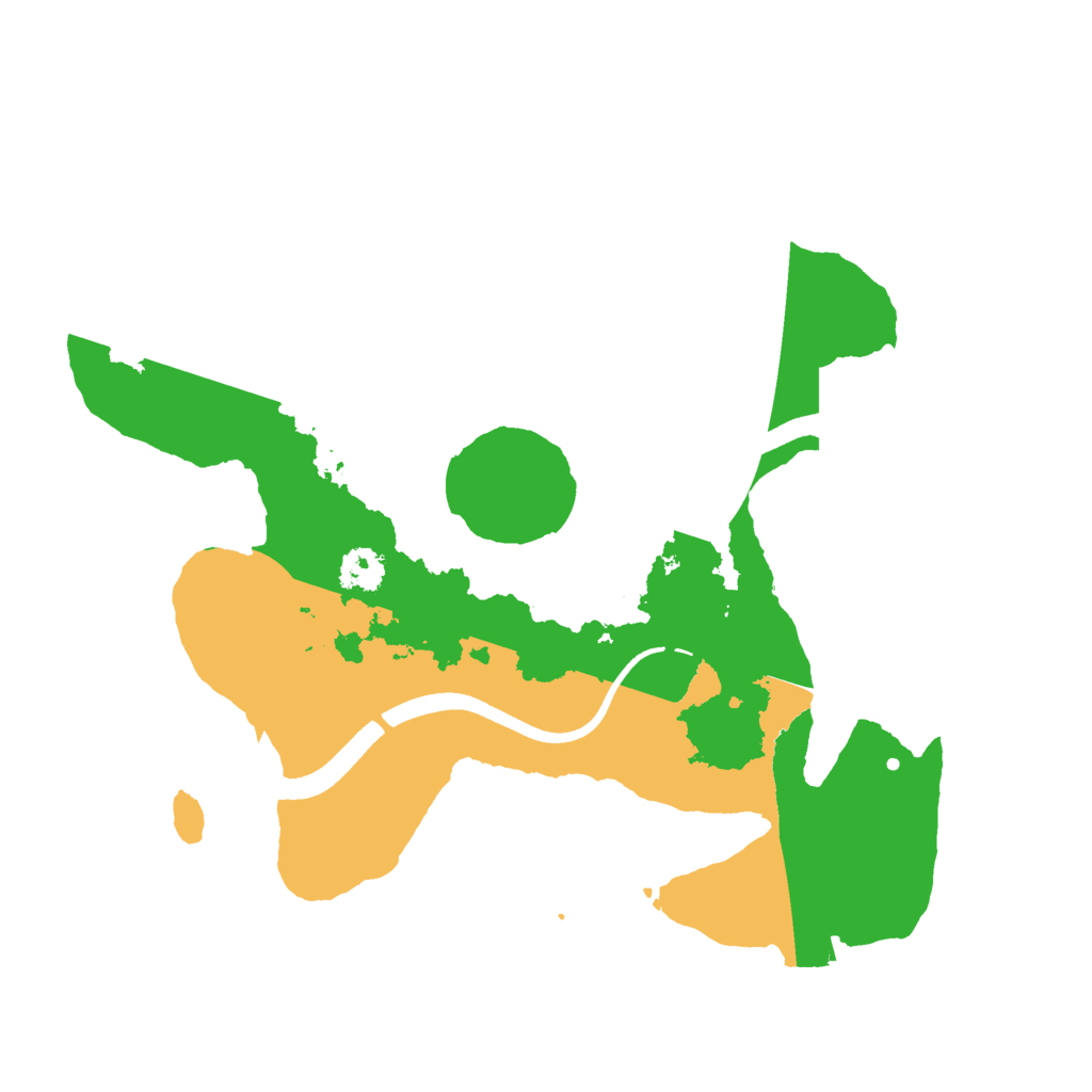 Biome Rust Map: Procedural Map, Size: 2500, Seed: 1085992479