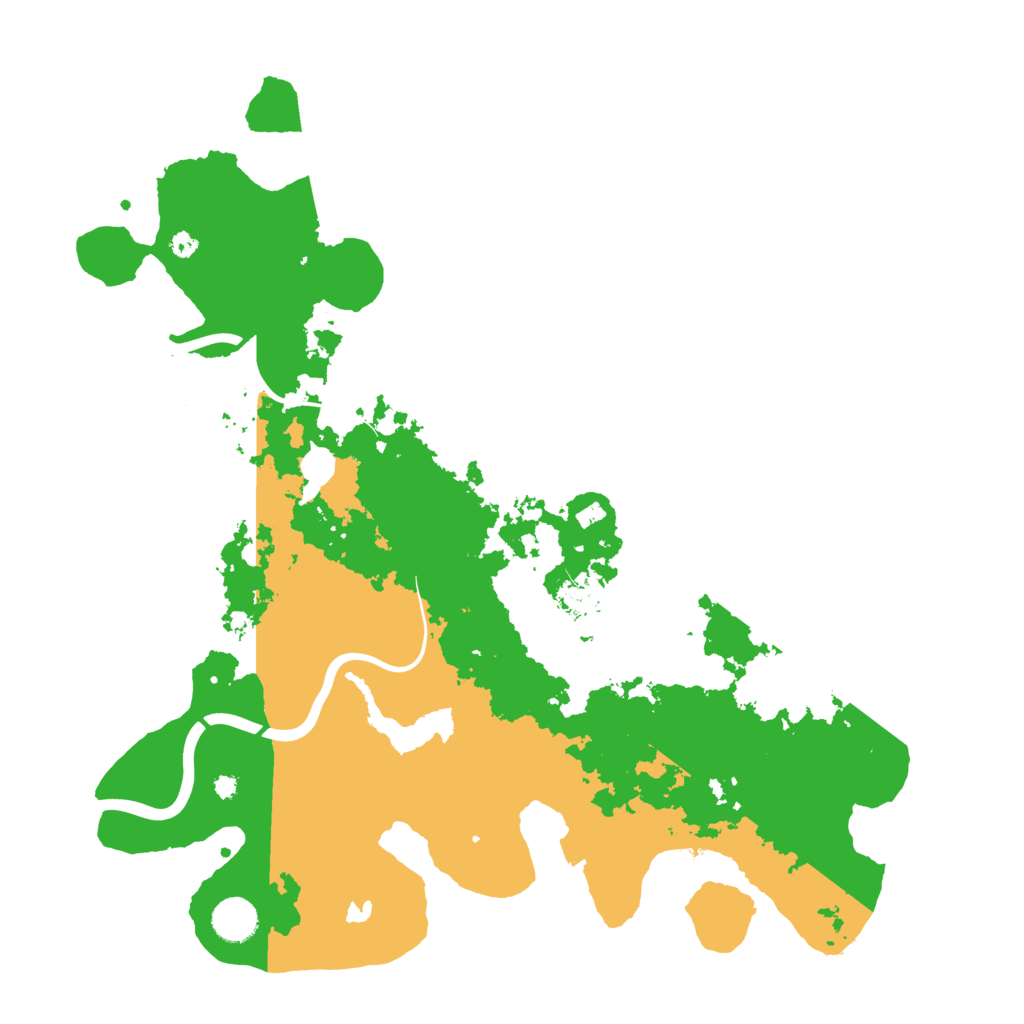 Biome Rust Map: Procedural Map, Size: 4000, Seed: 167556