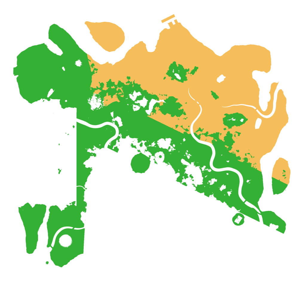 Biome Rust Map: Procedural Map, Size: 4300, Seed: 8472