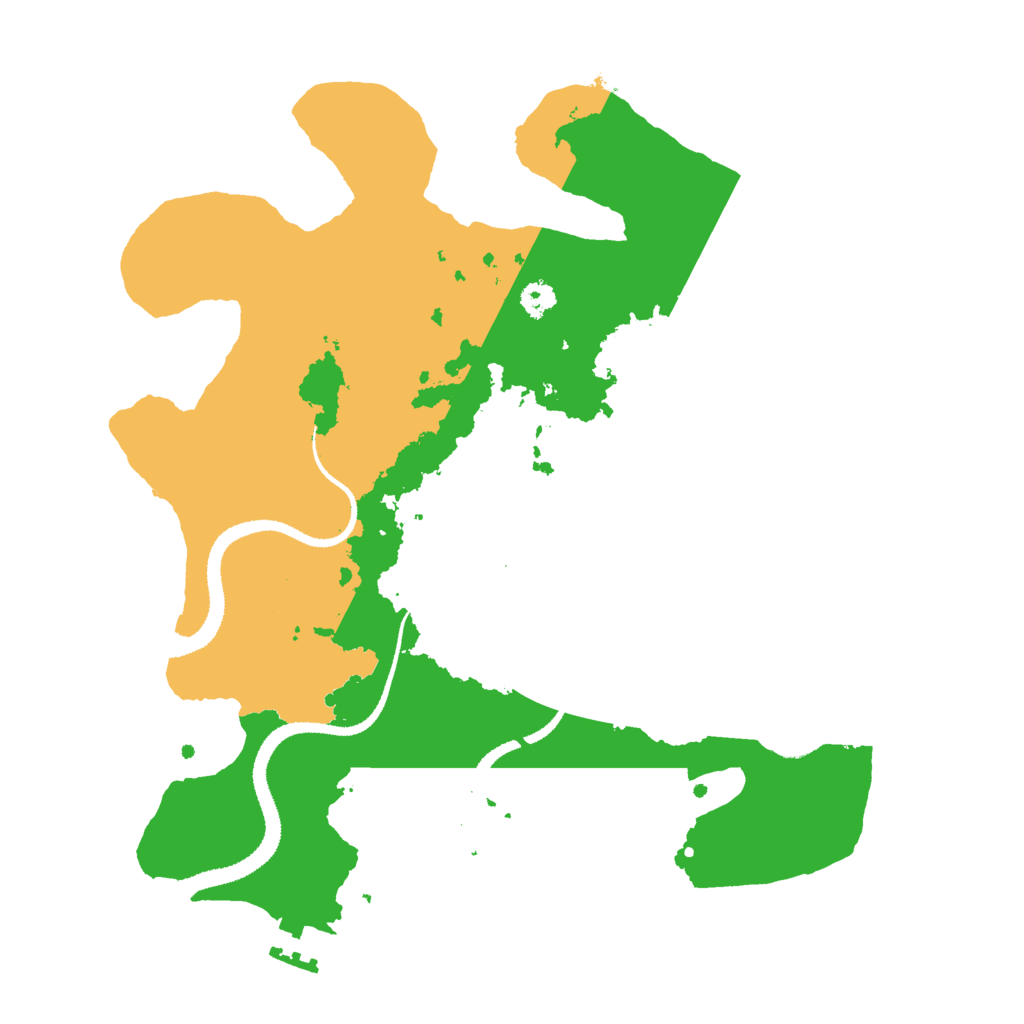 Biome Rust Map: Procedural Map, Size: 3000, Seed: 12312246