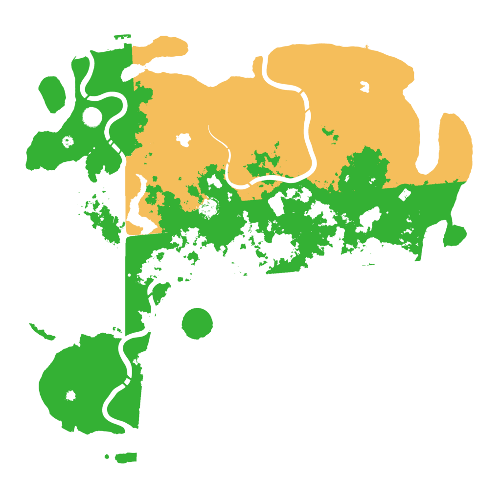 Biome Rust Map: Procedural Map, Size: 4500, Seed: 205193523