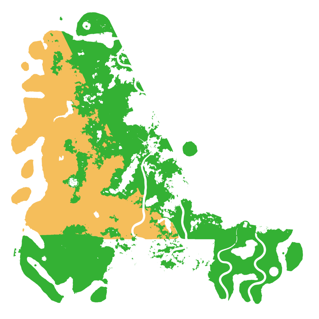 Biome Rust Map: Procedural Map, Size: 6000, Seed: 9154637