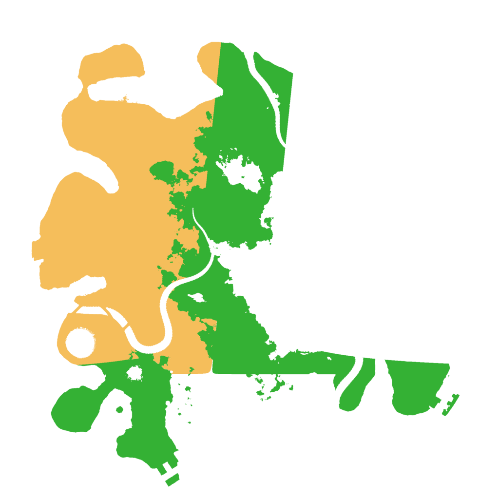 Biome Rust Map: Procedural Map, Size: 3000, Seed: 8499