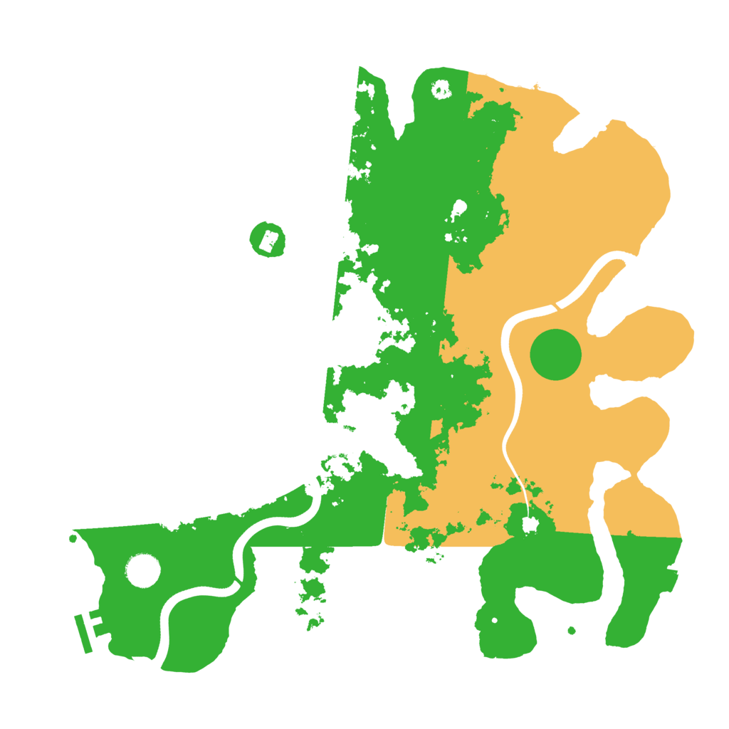 Biome Rust Map: Procedural Map, Size: 3750, Seed: 32281