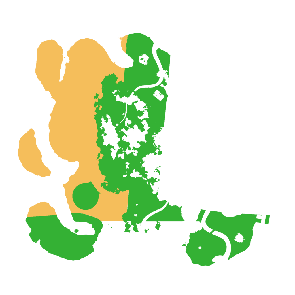 Biome Rust Map: Procedural Map, Size: 3000, Seed: 1476502592